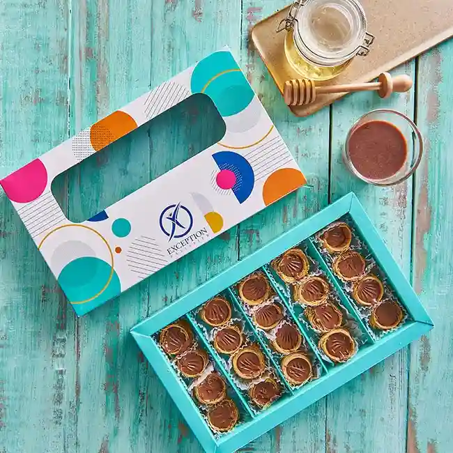 علبة كنافة اساور نوتيلا - حلواني اكسبشن  - مصر 