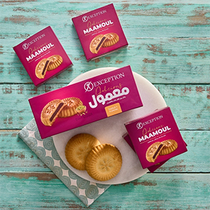 معمول تمر هيل- علبه 6 قطع 65جرام - حلواني اكسبشن  - مصر 